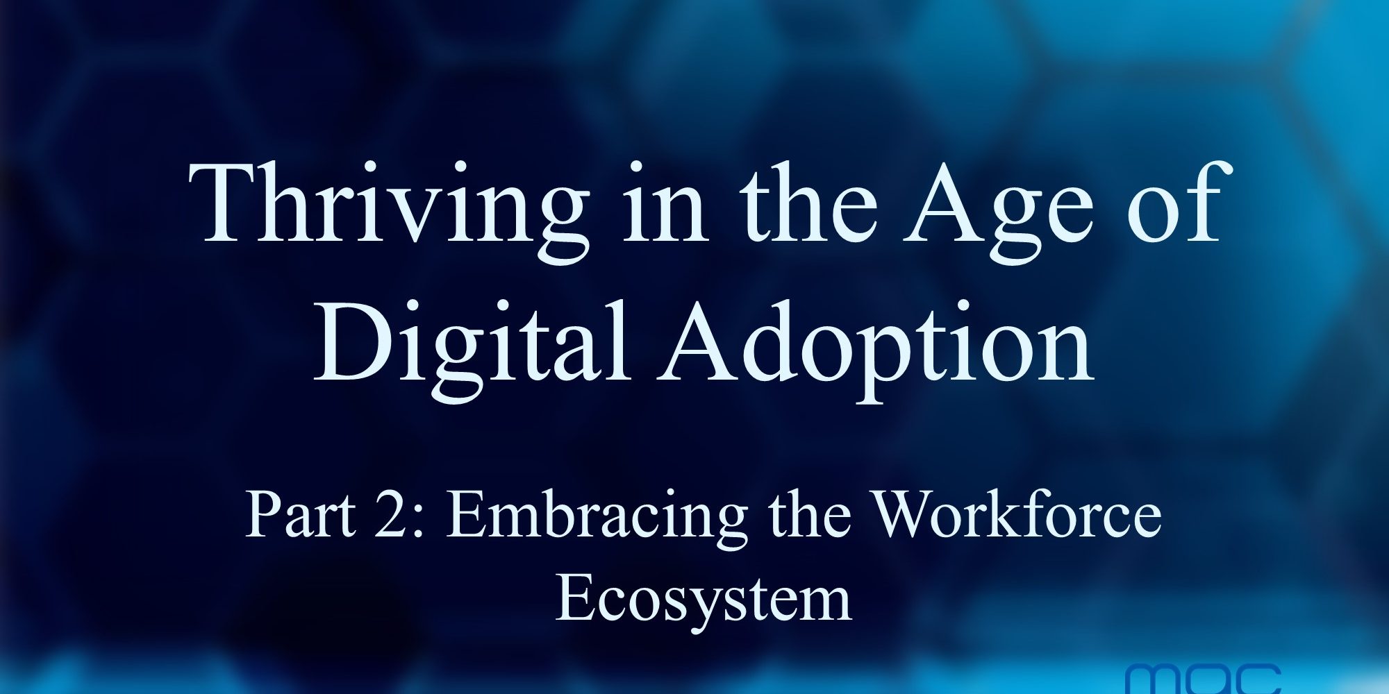 Thriving in the Age of Digital Adoption: Embracing the Workforce Ecosystem (part 2)